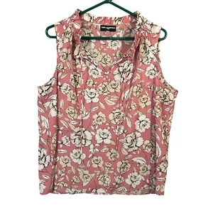 Karl Lagerfeld Paris Women's Size XL Gemini Pearl Detail Blouse EUC - Picture 1 of 11