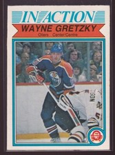 82/83 OPC O-PEE-CHEE WAYNE GRETZKY IN ACTION CARD #107