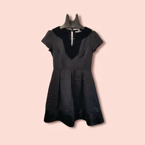 Sail To Sable kleines schwarzes Kleid Größe 0 Samtbesatz neu mit Etikett! - Bild 1 von 12