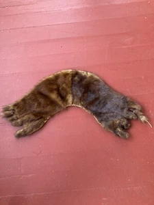 Vintage Brown Sable Mink Pelt  authenic fur collar 1930's estate crafts - Picture 1 of 6