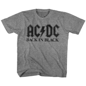 AC/DC Back In Black Youth T-Shirt 2T-YXL Heavy Metal Musik - Bild 1 von 3