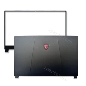 New For MSI GP75 MS-17E2 MS-17E3 MS-17E7 9SC 9RC LCD Back Cover/ Front Bezel US - Afbeelding 1 van 4