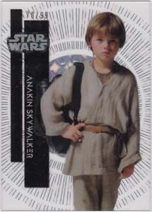 STAR WARS 2015 TOPPS HIGH TEK 88 ANAKIN SKYWALKER FORM 2 TIDAL DIFFRACTOR 70/99 - Picture 1 of 2