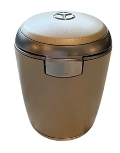Genuine Mercedes Benz Cup Holder Insert Ash Tray Beige Pearl Flip Top - Picture 1 of 7