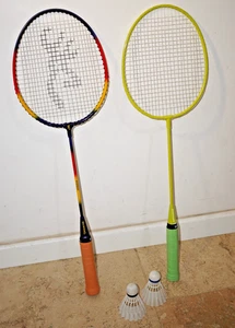 BROWNING Rainbow Contact & Artengo Badminton Racket set  X 2 Shuttle Cocks - Picture 1 of 17