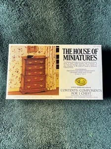 The House Of Miniatures CHIPPENDALE CHEST ON CHEST Wooden Furniture No. 40009 - Picture 1 of 4