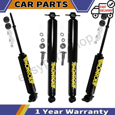 Monroe Front Rear Shocks Set Shock Absorber For Chevrolet Impala 1970 1969 1968 - Image 1 of 4