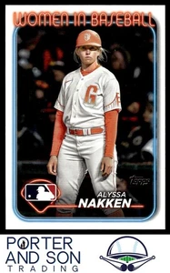 Alyssa Nakken Mujeres en Béisbol 2024 Topps #WIB-4 Gigantes de San Francisco - Imagen 1 de 2