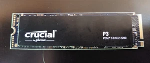 Crucial P3 1TB PCIe NVMe M.2 2280 Internal SSD - CT1000P3SSD8 - Photo 1/2