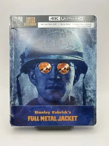 Full Metal Jacket 4k Steelbook Brand New/Sealed UHD Blu-ray Digital Kubrick - Picture 1 of 6