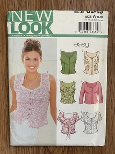 New Look 6945, Womens Fitted Top, Size 8-18, FF - Picture 1 of 4