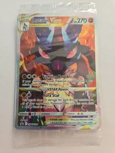 POKEMON LUCARIO VSTAR SWSH291 BLACK STAR PROMO CARD SEALED - Picture 1 of 2