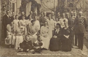 Postkarte : Einsegnung von Prinzessin Alexandrine und Prinzessin Cecilie von Pre - Picture 1 of 2