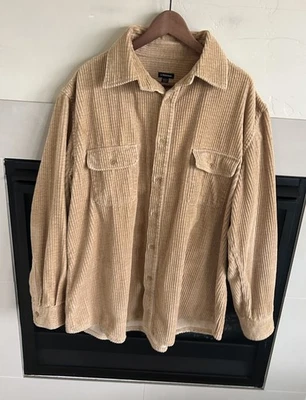 J. Peterman Men’s Corduroy Shirt Jacket sz XL Button Front Ribbed Shacket Casual - Image 1 of 4
