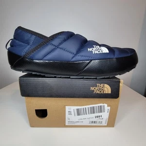 Size 11M The North Face Men's ThermoBall Traction Mules V Slippers Blue - Picture 1 of 6