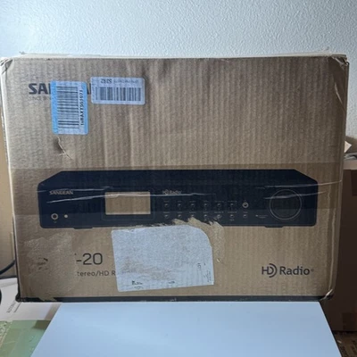 Sintonizador de rádio HD estéreo AM/FM Sangean | Preto | Testado e funcionando - Imagem 1 de 4