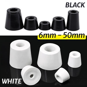 Rubber Table Chair Furniture Feet Leg Pads Tile Floor Protectors With Washers - Picture 1 of 16