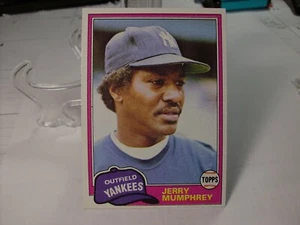 1981 Topps Traded #808 - Jerry Mumphrey - New York Yankees 81-827 - Picture 1 of 2