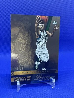 2014-15 Panini Prestige Plus Corey Brewer Parallel Bonus Shots Gold /10 Wolves - Image 1 of 4