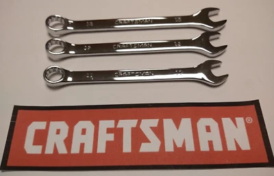 Craftsman 3 Piece Combination wrench Set Metric 11MM 12MM 13MM Z-AN - Image 1 of 4