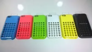 Brand New Original Apple Silicone Dot Protective Case for Apple iPhone 5C - Picture 1 of 12