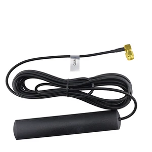 GSM GPRS Antenna 433 Mhz 2.5dbi Cable 90° SMA Male Universal DAB Patch Aerial L - Photo 1/5
