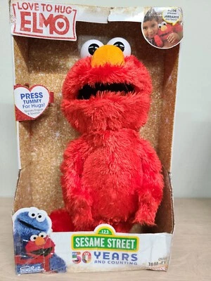 NO BOX Playskool Sesame Street Love to Hug Elmo Talking, Singing 14" Plush Toy - Image 1 of 4