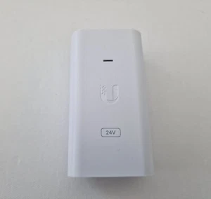 Ubiquiti Unifi PoE 24-12W-G-WH Power Injector White Plug Not Included - Picture 1 of 4