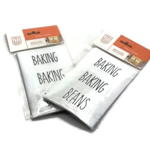 2 Squared Away Pantry Labels 36 Assorted Clear Labels For Food (36 X 2) - Picture 1 of 7