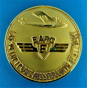 ALEMÁN-STUTTGART-EAPC-FISA BOARD MEETING LAS 94 EXPOSICIÓN CORREO AÉREO Ø69,7mm - Imagen 1 de 7