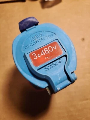 Meltric 63-14043 480 VAC, 20 A, Type 4X + IP69, DSN20 Receptacle - Image 1 of 4