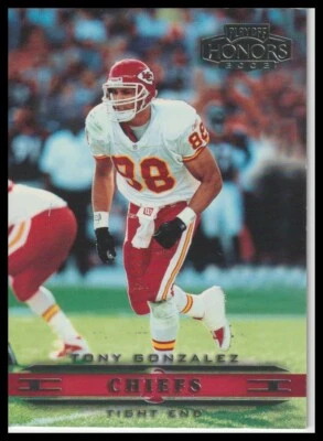 2002 Tony Gonzalez Playoff Honors Football #44 Kansas City Chiefs - Image 1 of 2