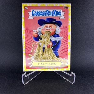 Hal 'N' Oats 50a - 2021 Garbage Pail Kids Food Fight Mustard Yellow Parallel - Picture 1 of 7