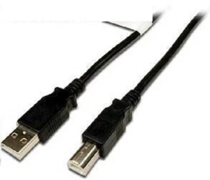 2  x 1.5ft USB 2.0 A Male to B Male Printer Scanner HDD Enclosure USB HUB Cable - Bild 1 von 8