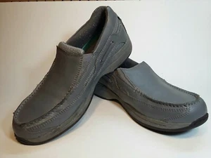 Dr. Scholls Mens 8D Gray Slip-On Moccasin Loafers 42J-6B - Picture 1 of 7