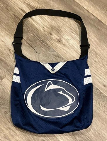 Penn State Nittany Lions PSU Jersey Purse Big Tote Handbag Football Satchel Cover