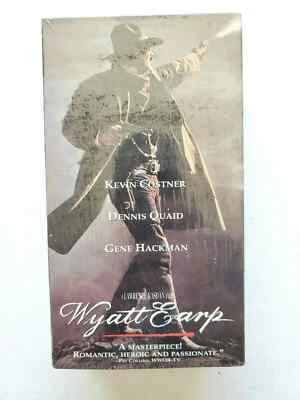 Wyatt Earp VHS 1994 2-Tape Set Sealed - Kevin Costner Dennis Quaid Gene Hackman Foto 1 de 4
