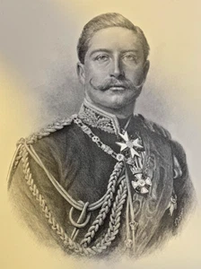 Revista Ilustración 1891 Vintage Guillermo II Emperador de Alemania - Imagen 1 de 2