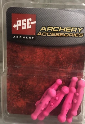 PSE Archery Accessories-String/Chubs/2PR/Pink/Part # 01067PK.-Brand New-SHIP24HR - Image 1 of 4