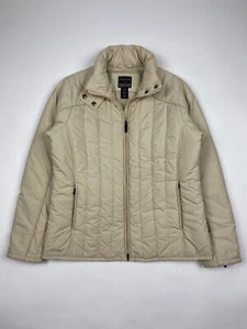 Womens Thermosoft Cream Puffer Jacket - Picture 1 of 6
