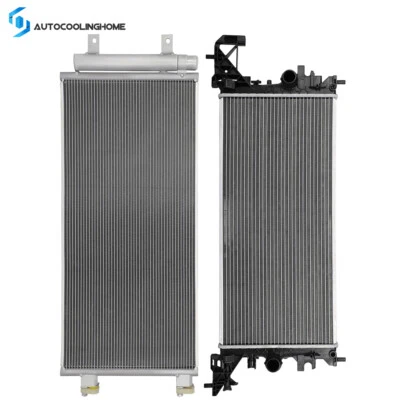 Radiador de refrigeración y condensador de aire acondicionado para Chevrolet Cruze 2016-18 2019 1,4 L 1,6 L l4 Foto 1 de 4