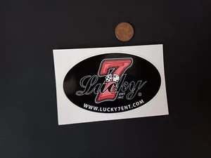 LUCKY 7 Sticker Decal RACING Old Stock ORIGINAL - Bild 1 von 1