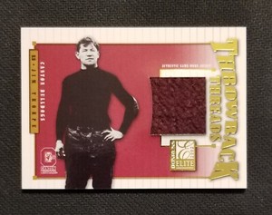 2002 DONRUSS ELITE JIM THORPE THROWBACK THREADS CANTON BULLDOGS JACKET /75