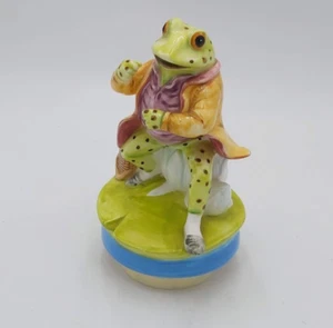 Figura musical Schmid Mr. Jeremy Fisher-Lazy River-Beatrix Potter coleccionable 77 - Imagen 1 de 6
