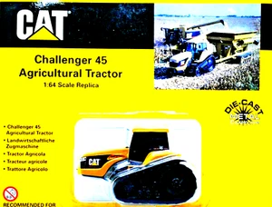 1:64 NORSCOT CATERPILLAR CAT CHALLENGER 45 AGRI Farm Tractor w/ RUBBER BELTS MOC - Picture 1 of 12