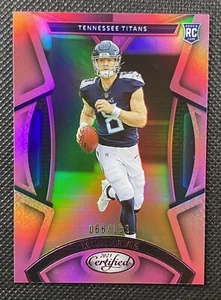 Espejo Will Levis 2023 rosa novato con certificación Panini #/199 #117 Tennessee Titans - Imagen 1 de 2