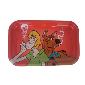 Collectable  Metal Rolling Tray Scooby Red 10 Inch Kitchen Tray