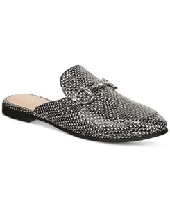 Alfani Women's Step N' Flex Garlend Mule Flats, Black/White Size 11M - Picture 1 of 2