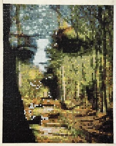 Mother Earth Abstract Diamond Painting Ready to Frame - 10” x 8” - Picture 1 of 4