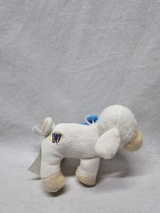 Ganz Webkinz White Pink Tan Lamb Sheep Plush Kinz Klip Keychain No Code - Picture 1 of 6